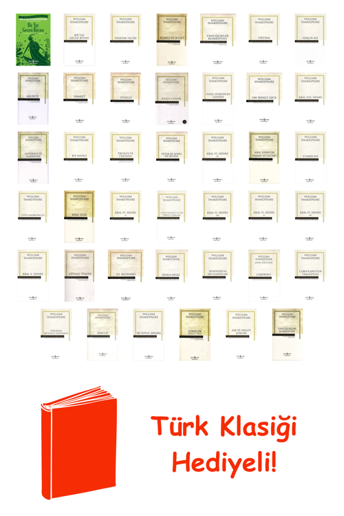 William Shakespeare 41 Kitap Seti + Türk Klasiği Hediye