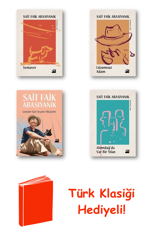 Sait Faik Abasıyanık 4 Kitap Seti + Türk Klasiği Hediye