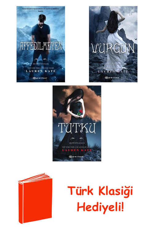 Lauren Kate 3 Kitap Seti + Türk Klasiği Hediye