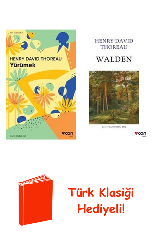 Henry David Thoreau 2 Kitap Seti + Türk Klasiği Hediye