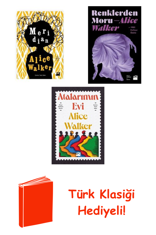 Alice Walker 3 Kitap Seti + Türk Klasiği Hediye