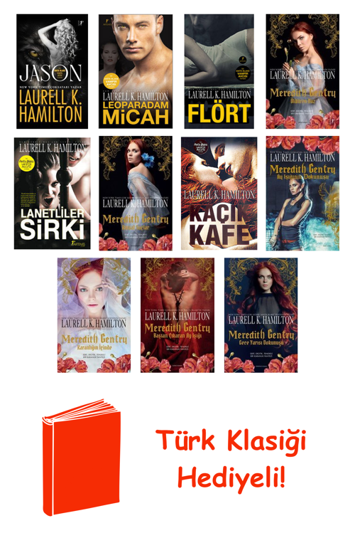 Laurell K. Hamilton 11 Kitap Seti + Türk Klasiği Hediye