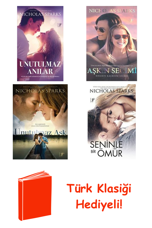 Nicholas Sparks 4 Kitap Seti + Türk Klasiği Hediye