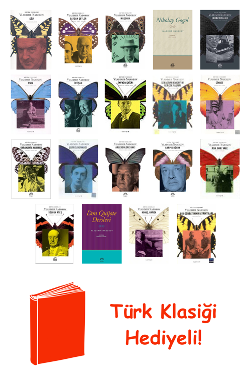 Vladimir Nabokov 19 Kitap Seti + Türk Klasiği Hediye