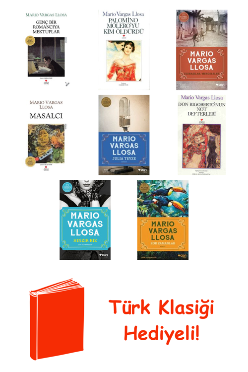 Mario Vargas Llosa 8 Kitap Seti + Türk Klasiği Hediye