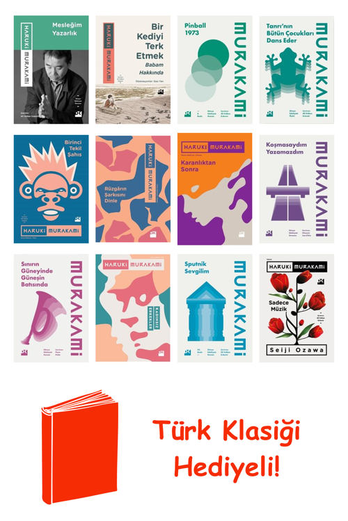 Haruki Murakami 12 Kitap Seti + Türk Klasiği Hediye