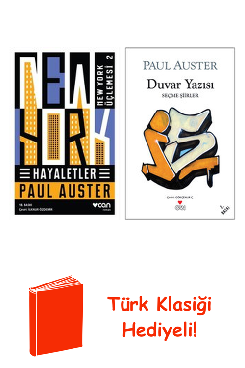 Paul Auster 2 Kitap Seti + Türk Klasiği Hediye