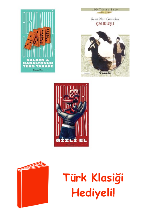 Reşat Nuri Güntekin 3 Kitap Seti + Türk Klasiği Hediye