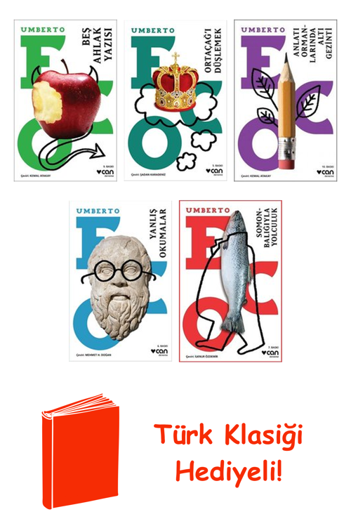 Umberto Eco 5 Kitap Seti + Türk Klasiği Hediye