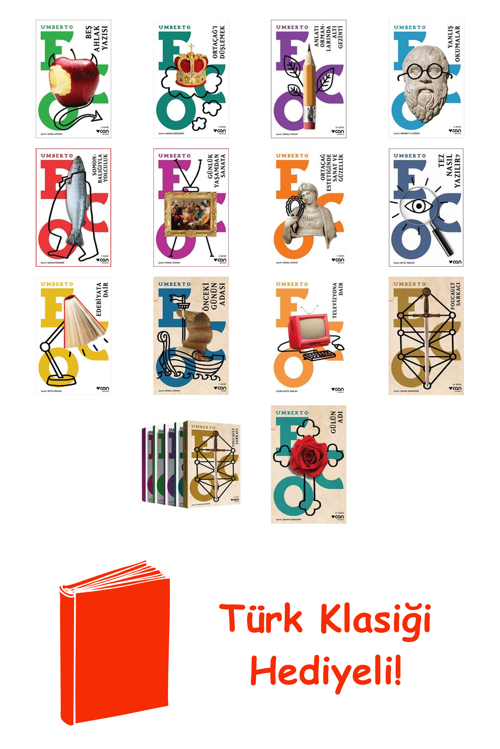 Umberto Eco 14 Kitap Seti + Türk Klasiği Hediye