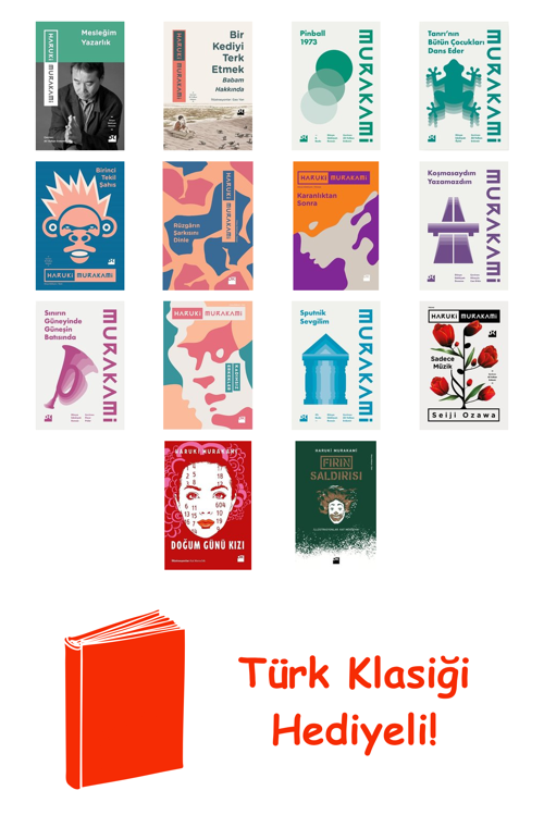 Haruki Murakami 14 Kitap Seti + Türk Klasiği Hediye
