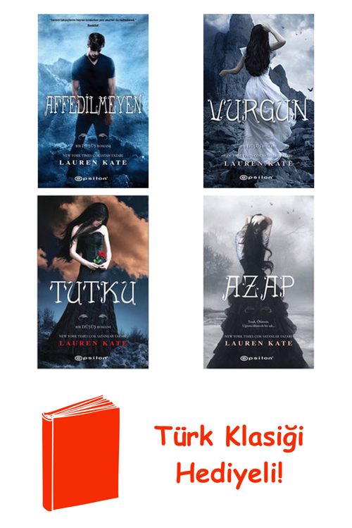 Lauren Kate 4 Kitap Seti + Türk Klasiği Hediye
