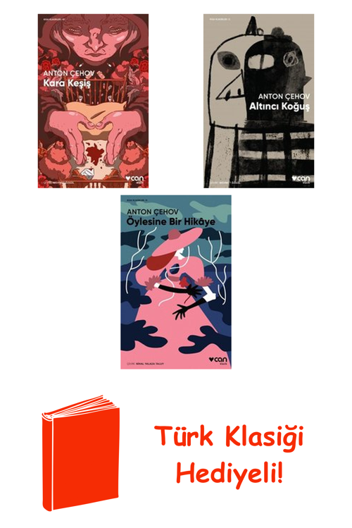 Anton Pavloviç Çehov 3 Kitap Seti + Türk Klasiği Hediye