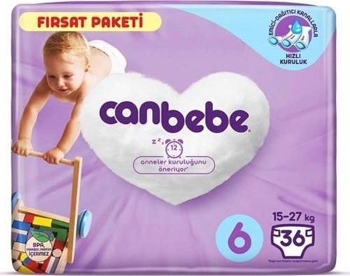 Bebek Bezi Aylık Paket 6 Beden 36 Adet