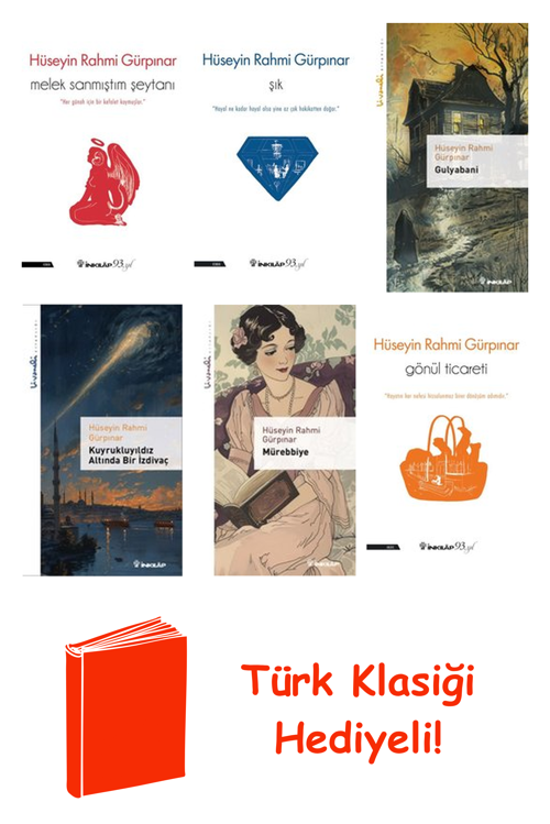 Hüseyin Rahmi Gürpınar 6 Kitap Seti + Türk Klasiği Hediye