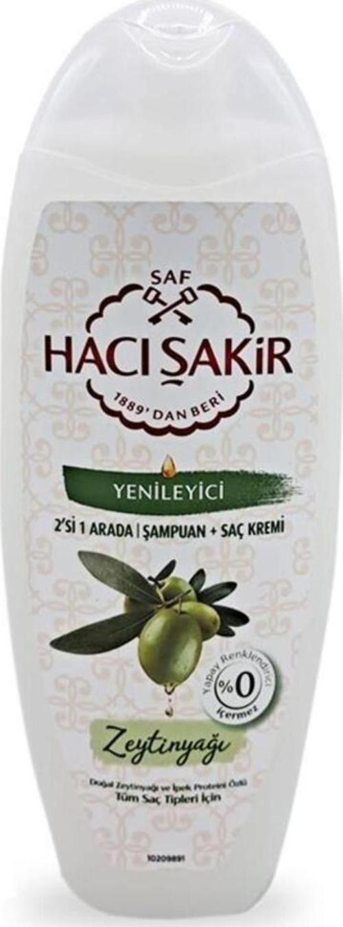Zeytinyağlı 2Si 1 Arada Şampuan Yenileyici 500 Ml