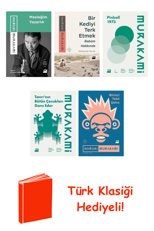 Haruki Murakami 5 Kitap Seti + Türk Klasiği Hediye