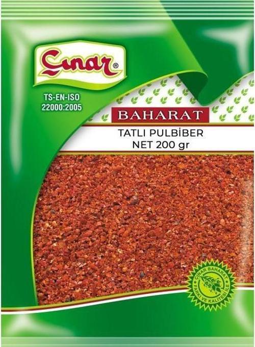 Cınar Tatlı Pul Bıber 200 Gr