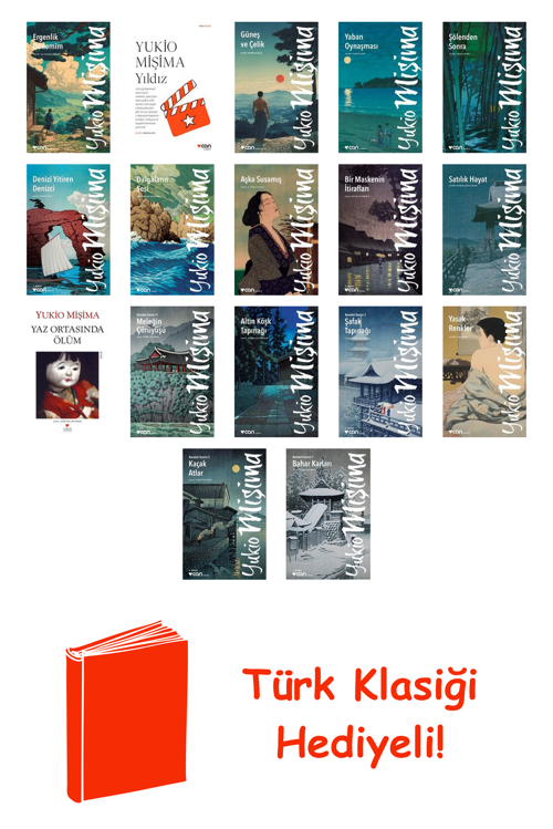 Yukio Mişima 17 Kitap Seti + Türk Klasiği Hediye