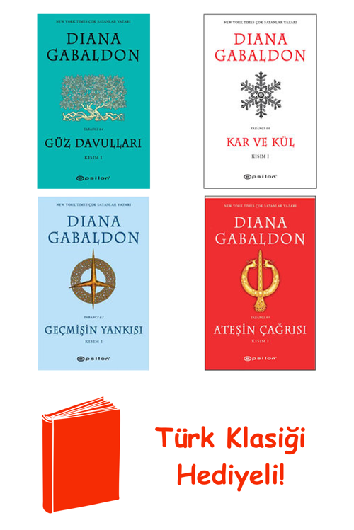 Diana Gabaldon 4 Kitap Seti + Türk Klasiği Hediye