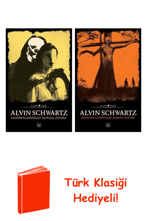 Alvin Schwartz 2 Kitap Seti + Türk Klasiği Hediye