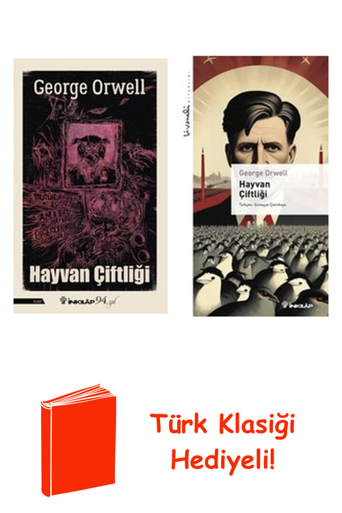 George Orwell 2 Kitap Seti + Türk Klasiği Hediye