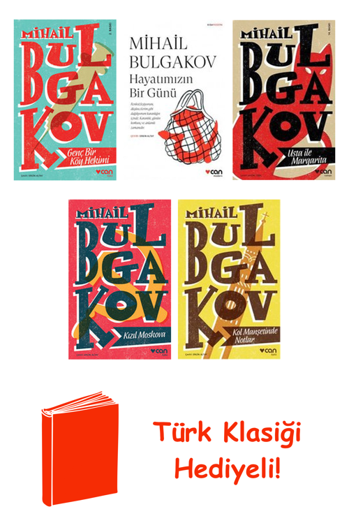 Mihayl Afanasyeviç Bulgakov 5 Kitap Seti + Türk Klasiği Hediye