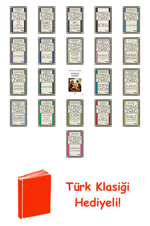 Stefan Zweig 21 Kitap Seti + Türk Klasiği Hediye