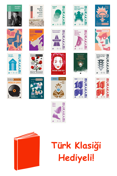 Haruki Murakami 21 Kitap Seti + Türk Klasiği Hediye