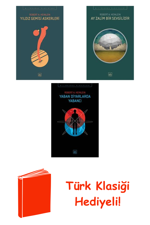 Robert A. Heinlein 3 Kitap Seti + Türk Klasiği Hediye