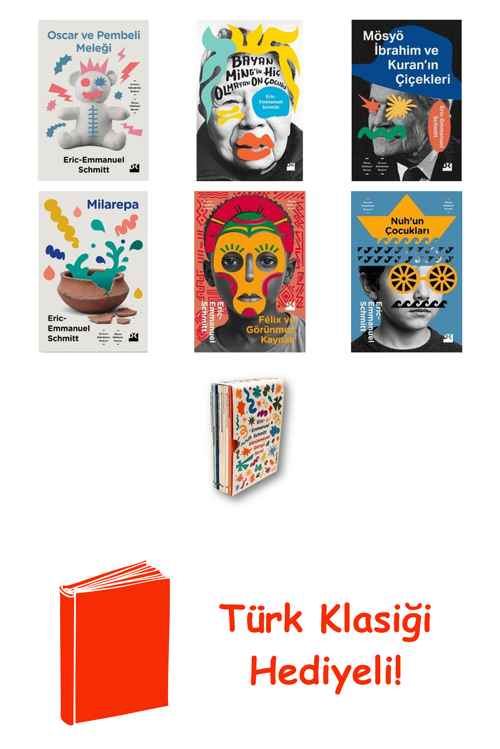 Eric Emmanuel Schmitt 7 Kitap Seti + Türk Klasiği Hediye