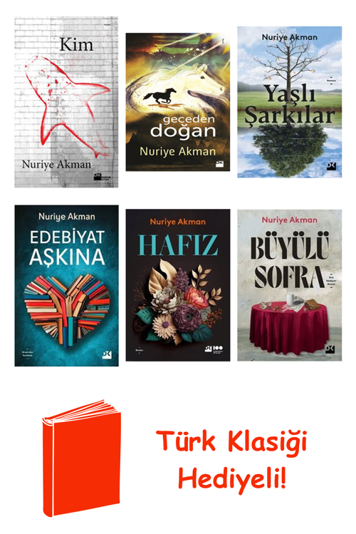Nuriye Akman 6 Kitap Seti + Türk Klasiği Hediye