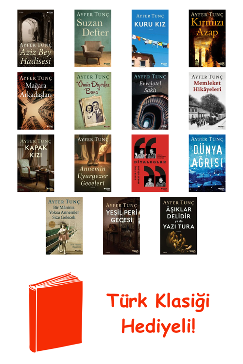 Ayfer Tunç 15 Kitap Seti + Türk Klasiği Hediye
