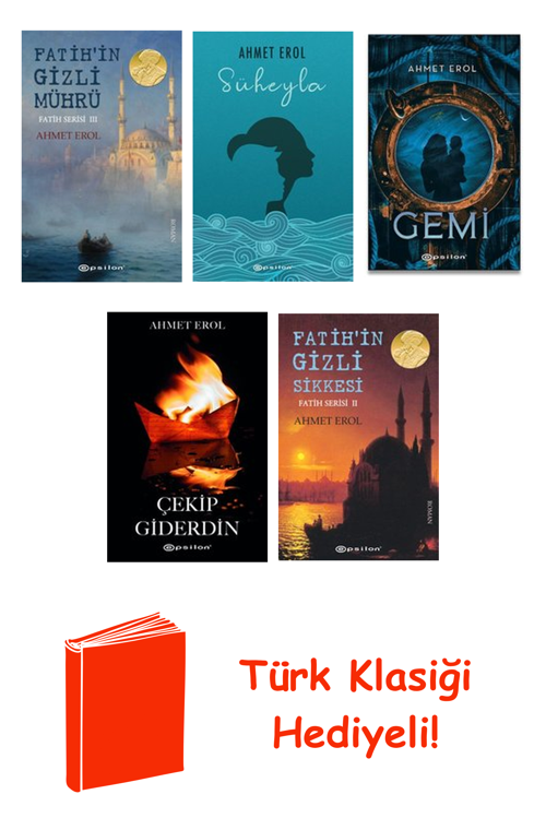 Ahmet Erol 5 Kitap Seti + Türk Klasiği Hediye
