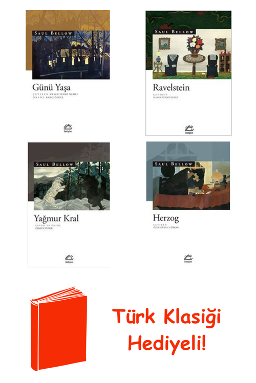 Saul Bellow 4 Kitap Seti + Türk Klasiği Hediye