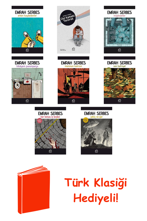 Emrah Serbes 8 Kitap Seti + Türk Klasiği Hediye