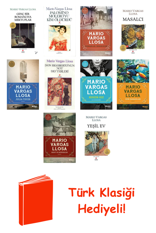 Mario Vargas Llosa 10 Kitap Seti + Türk Klasiği Hediye