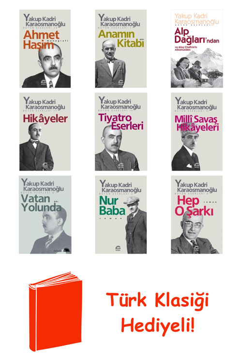 Yakup Kadri Karaosmanoğlu 9 Kitap Seti + Türk Klasiği Hediye