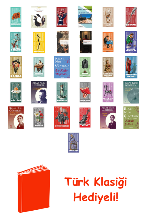 Reşat Nuri Güntekin 31 Kitap Seti + Türk Klasiği Hediye