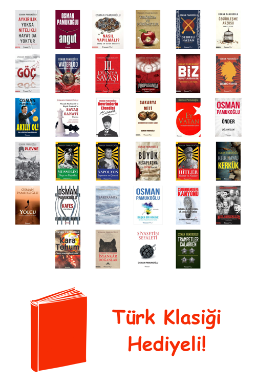 Osman Pamukoğlu 34 Kitap Seti + Türk Klasiği Hediye