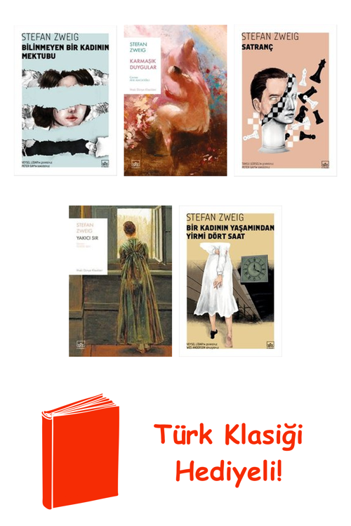 Stefan Zweig 5 Kitap Seti + Türk Klasiği Hediye