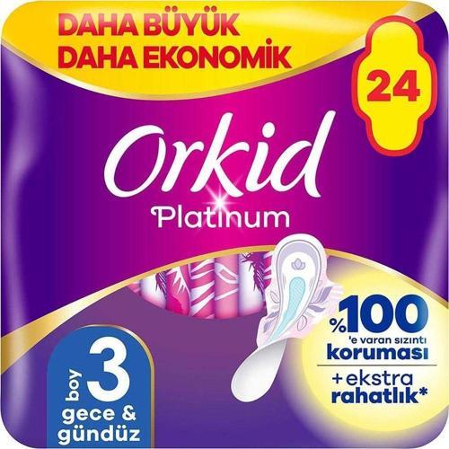 Platinum Gece & Gündüz (Boy 3) 24 Adet Hijyenik Ped