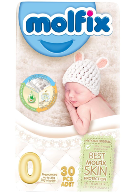 Molfıx Eko Cocuk Bezı Premature 30 Lu