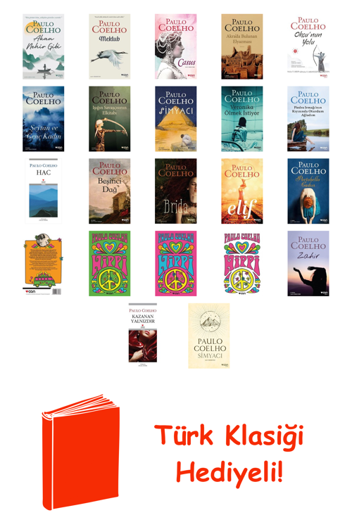 Paulo Coelho 22 Kitap Seti + Türk Klasiği Hediye