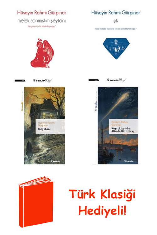 Hüseyin Rahmi Gürpınar 4 Kitap Seti + Türk Klasiği Hediye