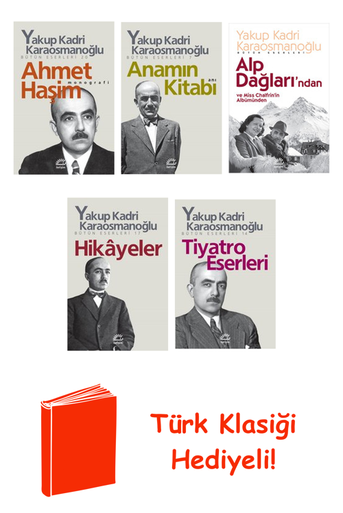 Yakup Kadri Karaosmanoğlu 5 Kitap Seti + Türk Klasiği Hediye