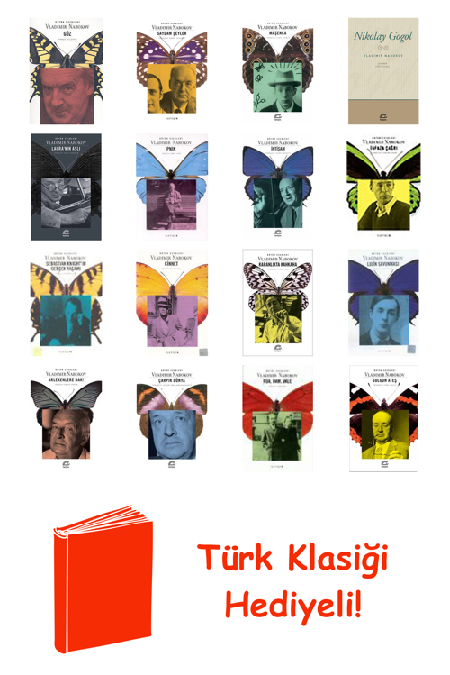 Vladimir Nabokov 16 Kitap Seti + Türk Klasiği Hediye