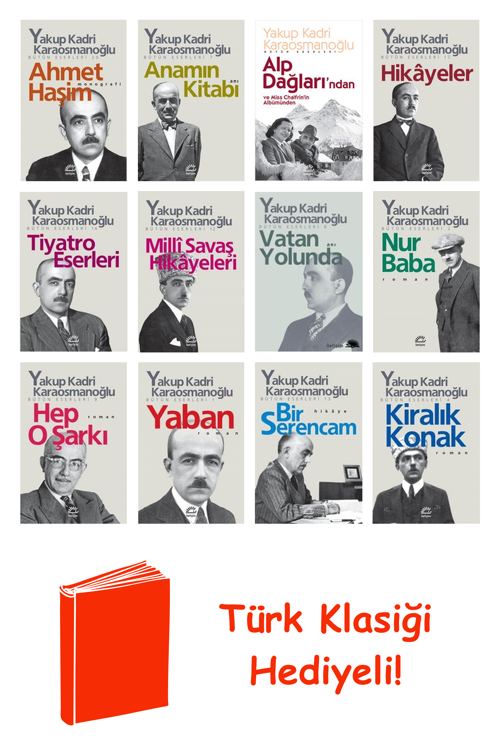 Yakup Kadri Karaosmanoğlu 12 Kitap Seti + Türk Klasiği Hediye