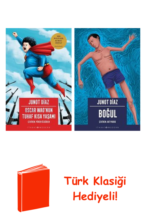 Junot Diaz 2 Kitap Seti + Türk Klasiği Hediye