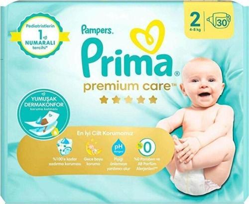 Premium Care Bebek Bezi 2 Beden 4-8 Kg 30 Adet